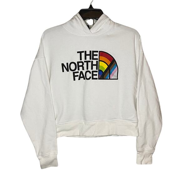 The North Face Womens LGBTQ Pride Pullover Hoodie TNF White Size Small - Picture 2 of 5
